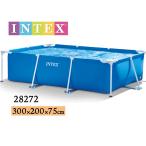 INTEX (インテックス) レクタングラフレームプール 300×200×75cm 28272