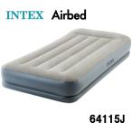 [ Япония стандартный товар ] bed надувное спальное место одиночный воздушный bed одиночный размер 64115J насос встроенный электрический pillow rest mi dry zDuar-Beam INTEX 64115J