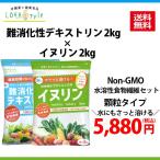 難消化性デキストリン イヌリン 顆粒タイプ各2ｋｇ デキストリン 水溶性食物繊維 サラッと溶ける顆粒タイプ