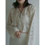 anuke アンヌーク 即日発送 Patchwork Lace Cardigan 62510403 パッチワークレースカーディガン トップス 長袖 レース