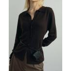 ショッピングsale 【SALE】アンヌーク anuke 即日発送 Basic Knit Shirts 62520505 ベーシックニットシャツ  ニットシャツ 長袖  ニット