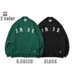 IRIE ジャケット SWEAT STADIUM JACKET IRAW24042 アイリー レゲエ スウェット スタジャン グリーン ブラック
