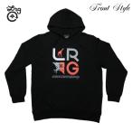 LRG パーカー SLOGAN STACKED ICONS POH L1UTMLOXX  エルアールジー ブラック スケーター