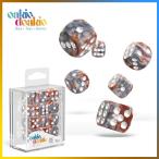 D6 Dice 16mm Gemidice (シルバーラスト) 12個入り 6面ダイス