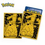 海外限定 ポケモンカードゲーム デッキシールド スリーブ キョダイマックスピカチュウ 金ピカチュウ