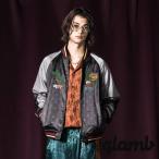 glamb グラム スカジャン メンズ Monogram Ska Jumper モノグラムスカジャンパー ブルー/ブラック S/M/L 刺繍 GB0124/JKT02 glambアウター 爆買