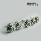 VIVIFY Bb fai серьги мужской 3mm Round Cut Stone Setting Pierce черный прозрачный зеленый красный aqua blue VFP-082. покупка 