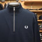ショッピングフレッドペリー FREDPERRY (フレッドペリー) Half Zip Sweatshirt M3574 608 NAVY