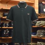 FREDPERRY (フレッドペリー) ティップラインポロシャツ M3600 U94 NIGHTGREEN/GREY/LIGHTRUST