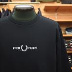 FREDPERRY (フレッドペリー) Embroidered Sweatshirt M4727 102 BLACK