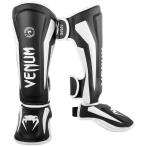 ショッピングレッグマジック VENUM レッグガード ELITE SHIN GUARDS （ブラック×ホワイト） //レガース キックボクシング 格闘技 防具 プロテクター 送料無料