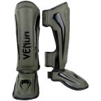 VENUM レッグガード ELITE SHIN GUARDS (カーキ×ブラック) //レガース キックボクシング 格闘技 防具 プロテクター 送料無料