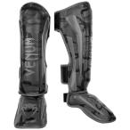 VENUM レッグガード ELITE SHIN GUARDS （ブラック×ダークカモ） //レガース キックボクシング 格闘技 防具 プロテクター 送料無料