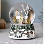 ハルモニア　スノードームスノーウ゛ィレッジゴールド　クリスマス　Harmonier