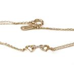  бриллиант ножной браслет розовое золото k10 Heart Open Heart K10pg