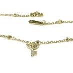  бриллиант ножной браслет желтое золото k10 Heart ключ K10