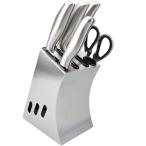 SanDoll ステンレス製包丁スタンド  お洒落包丁立て 包丁収納 人気 モダン スタイリッシュ キッチン収納