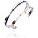 ショッピングペア カップル ペアブレスレット バングル メンズ ブレスレットレディース カップル ペア 人気 恋人 高級チタン使用