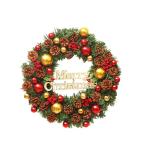 ショッピングクリスマスリース クリスマスリース 30cmハンドメイド リース 壁飾り 玄関リース パーティー用 新年リース