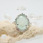 アップルグリーンカルサイトの粒飾り...