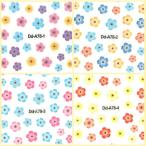 メール便のみ送料無料 　ネイルシール　フラワー　押し花風シール　カラフル　dda78　dda81