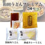 山田うどん プレミアム 2種 食べ比べセット 冷凍 黒豚肉うどんｘ1 熟成カレーうどんｘ1 埼玉 ケンミンショー