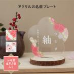 命名書 名前札 名前旗 女の子 ひな祭り アクリル 雛人形 コンパクト おしゃれ 初節句 命名紙 お祝い 出産祝い ひなまつり 飾り 送料無料 名入れグッズB
