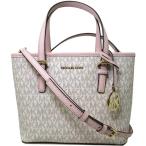 MICHAEL KORS マイケルコース ショルダーバッグ 35T9GTVT0B PVC MK シグネチャー スモール 2WAY ジップトート