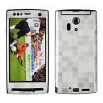 ショッピングf-05d ARROWS X LTE F-05D 専用 デコ シート decotto 外面セット 【スクエアパール柄】