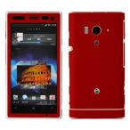 Xperia acro HD SO-03D 専用 デコ シート decotto 外面セット 【マルーン柄】