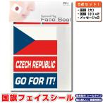 チェコ共和国 国旗 フェイスシール タトゥシール 【 