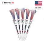 在庫あります トルネードティー 3.25インチ 5本入り 新色 トリコロール 2026 USモデル tornade tee ドラコン選手使用ゴルフティー 最新モデル【当店在庫商品】