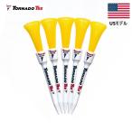 在庫あります トルネードティー 3.25インチ 5本入り 新色 イエロー 2026 USモデル tornade tee ドラコン選手使用ゴルフティー 最新モデル 黄色【当店在庫商品】