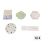  серьги картон POP местного производства 100 листов 5color