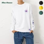 Champion チャンピオン 長袖Tシャツ メンズ 綿100% プリント ユニセックス 男女兼用 丸首 袖口リブ ブランドロゴ ロンT ブランド 人気 トップス