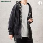  Parker мужской велюр полный Zip Zip выше манжеты ребра глянец чувство гладкий Monotone Logo лента карман перо тканый свет внешний 