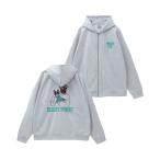  обратная сторона шерсть Parker мужской Zip выше довольно большой свободно тренировочный . узор SaGa la вышивка tops 