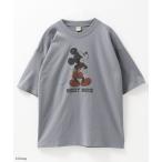 Disney ディズニー ミッキーマウス Tシャツ メンズ 半袖 綿100% コットン トップス ネコポス対応
