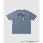 『ゆるキャン△ SEASON３』 Tシャツ メンズ 半袖 綿混 志摩リン 土岐綾乃 ロゴ プリント トップス