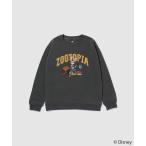 Disney Disney [ Zoo to Piaa ]nik& Judy обратная сторона ворсистый футболка мужской тренировочный теплый tops 