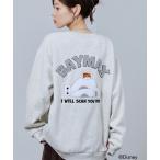 Disney ディズニー 『ベイマックス』 裏起毛 トレーナー メンズ 暖かい スウェット サガラ刺繍 トップス