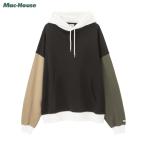  обратная сторона шерсть Parker мужской большой Silhouette свободно распределение цвета переключатель тянуть over тренировочный модный простой casual tops 