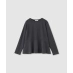 milli de l'air ミリデラール Tシャツ レディース 長袖 ロンT ペプラム フレア 無地 プルオーバー トップス