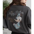 Disney ディズニー ドナルドダック Tシャツ レディース 半袖 5分袖 キャラクター トップス ネコポス対応