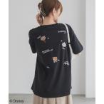 Disney ディズニー Tシャツ レディース 半袖 5分袖 綿100% コットン ゆったり 大きめ トップス