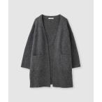 ショッピングロングカーディガン Idnes イドネス カーディガン レディース ニット トッパー ロング丈 ポケット ゆったり 大きめ 羽織り トップス