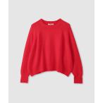 ショッピング大きめ Idnes イドネス ニット セーター レディース クルーネック ゆったり 大きめ ふっくら ふわふわ トップス