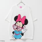 Disney ディズニー ミニー / 半袖Tシャツ キッズ トップス 子供服 女の子 ゆったり キャラクター プリント クルーネック ネコポス対応