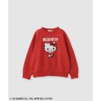 サンリオキャラクターズ ハローキティ トレーナー スウェット 子供服 女の子 キッズ 裏毛 スパンコール トップス 爆買