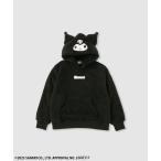 ショッピングサンリオ サンリオキャラクターズ クロミ パーカー 子供服 女の子 キッズ 長袖 シャギー ボア ポケット 耳付き トップス